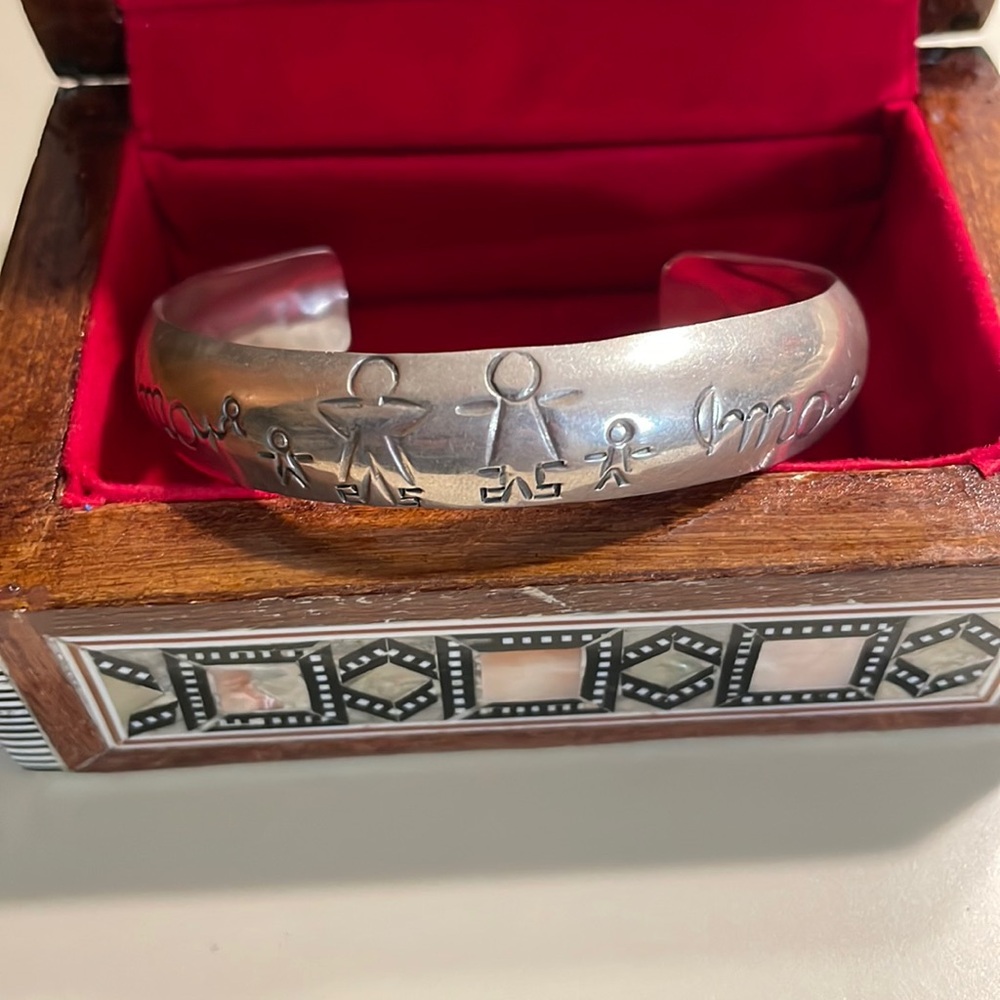 Mexico 925 Cuff Bracelet With mom Designed